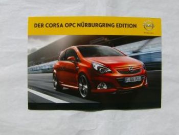 Opel Corsa OPC Nürburgring Edition November 2011 NEU