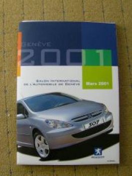 Peugeot Pressemappe 2001 Genf 307 Cameleo Design Studien