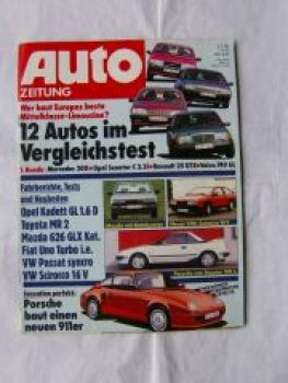 Auto Zeitung 10/1985 Mercedes 200 vs. Senator C 2.2i vs. R25 GTX