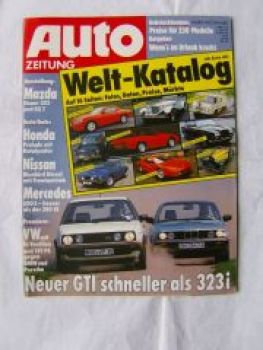 Auto Zeitung 13/1985 Nissan Bluebird D,Golf GTi 16V vs. BMW 323i