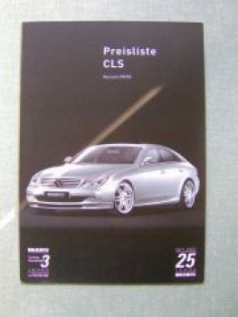 Brabus Preisliste C219 CLS 9/2005