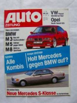 Auto Zeitung 20/1990 190E 2.5-16 Evolution II,Volvo 960,Alpina B