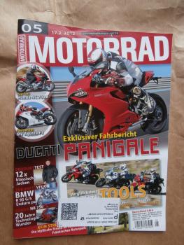 Motorrad 5/2012 BMW R95 G/S,Ducati 1199 Panigale, VG: Ducati Multistrada 1200S vs. Kawasaki Versys 1000