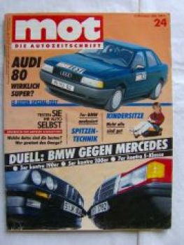 mot 24/1986 E30,W201,E28,E32,W126,Fiat Panda 750L,Volvo  740GL K