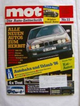 mot 11/1986 Opel Rekord 1956 vs. Rekord E,Borgward Isabella