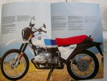 BMW R80 G/S Prospekt 1980