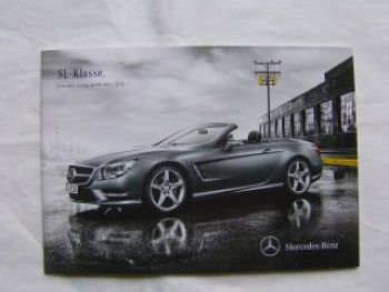 Mercedes Benz Preisliste SL-Klasse BR231 20.März 2012