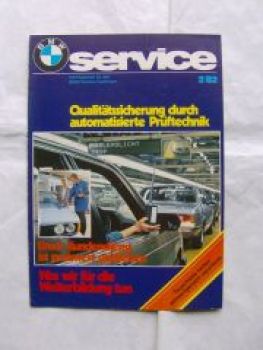 BMW service 2/1982 Motorelektronik Generation 2,Getriebe 260/500