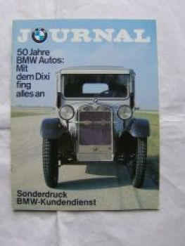 BMW Journal 50 Jahre BMW Autos Sonderdruck 1979