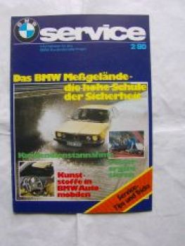 BMW service 2/1980 Meßgelände,Teleskopwechsel Automatikantenne
