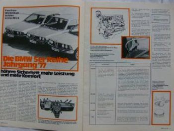 BMW service 3/4 76 5er Reihe Jahrgang 1977,ZF,E12 Crashtest