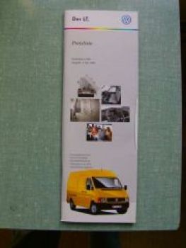 VW LT Preisliste 5/1999 28 35 46