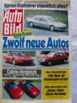 Auto Bild 26/1989 Mazda RX-7 vs. Porsche 944 S2,Opel Manta B GT/