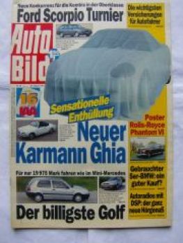 Auto Bild 35/1991 Mazda 121,Rolls Royce Phantom VI,BMW K 75 RT,E
