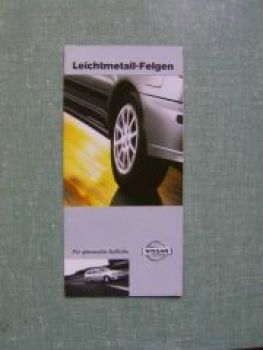 Nissan Leichtmetall-Felgen Prospekt