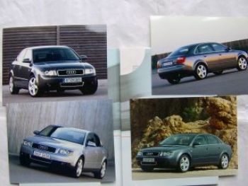 Audi A4 Typ B6 Pressemappe Oktober 2000 +Fotos Rarität