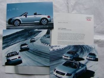 Audi TT Roadster Pressemappe Februar 1999 Rarität
