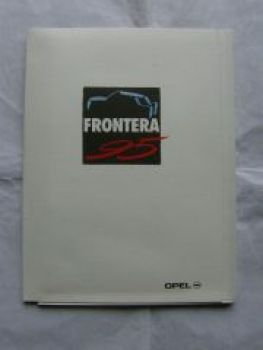 Opel Frontera +Sport Pressemappe +Diskette +Fotos