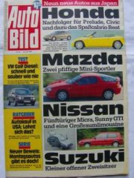 Auto Bild 24/1991 Golf Huber Diesel,350SL R107,Triumph Trophy 12