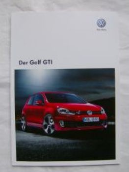 VW Golf6 GTi Prospekt Mai 2011 NEU