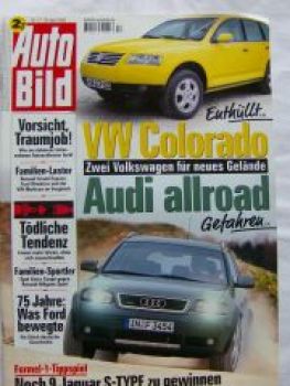 Auto Bild 17/2000 VW Colorado,Audi allroad,75 Jahre Ford Deutsch