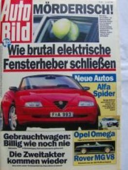 Auto Bild 28/1992 Rover MG V8,Honda CRX VTI,Primera,Alfa Romeo 3