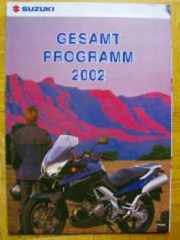 Suzuki Gesamtprogramm 2002 DL1000,Katana,Epicura,Intuder,GSX