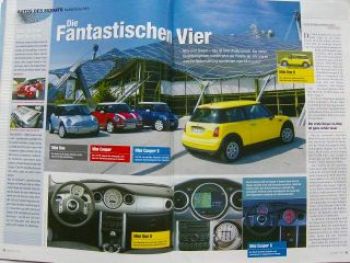 automobil 7/2003 Mini R50,Renault Scènic,A2 Dauertest