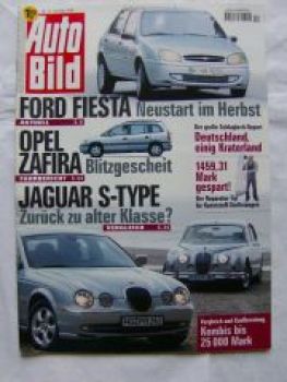 Auto Bild 12/1999 Ford Fiesta,Zafira,Jaguar S-Type