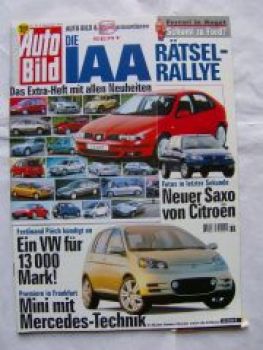 Auto Bild 36/1999 Saxo, BMW 328i Touring E46,3L Lupo