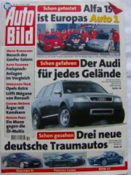 Auto Bild 10/1998 Puma,Golf,Alfa 156, Audi allroad