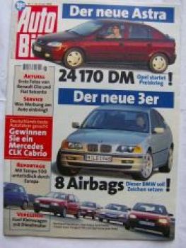 Auto Bild 5/1998 E46,Astra B, Saxo,106,Corsa B,Fiesta