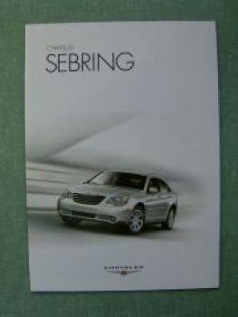 Chrysler Sebring Prospekt 2007 NEU