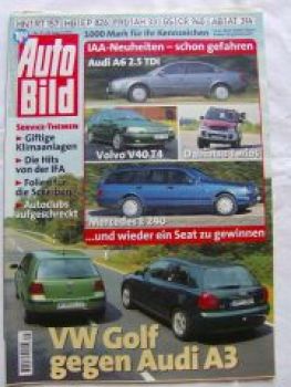Auto Bild 35/1997 Volvo V40 T4,E240 W210,Daihatsu Terios