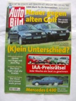 Auto Bild 34/1997 E430 W210,Golf III vs. Golf IV,Citroen Xsara