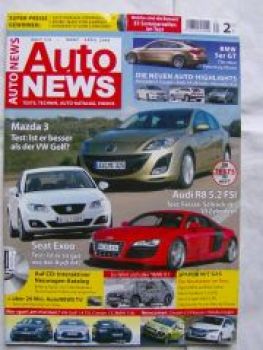Auto News 3/4 2009 R8 5.2FSi,Exeo,5er F07,116i,C4,Honda Insight