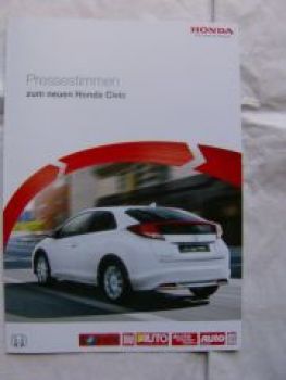 Honda Civic Pressestimmen Prospekt