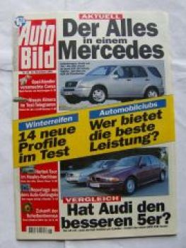 Auto Bild 45/1995 Audi A6 2.8,BMW 528i E39,Nissan Almera 1.6SR