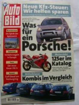 Auto Bild 25/1996 C180T W202,Laguna Grandtour,Carina Combi,V40