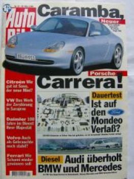 Auto Bild 13/1996 Porsche 911 (996),Fondeo Turnier Dauertest