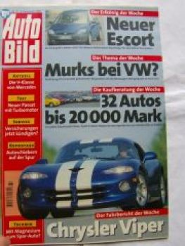 Auto Bild 37/1996 Viper,V-Klasse,Passat 1.8T,Alfa 155 1.8 16V TS