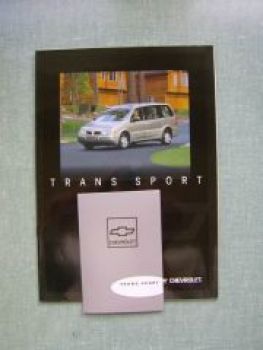 Chevrolet Trans Sport Prospekt 1998 +Preise 1999 +Farben/Polster