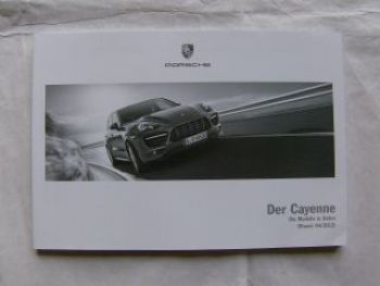 Porsche Cayenne Preisliste April 2012