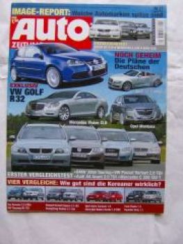 Auto Zeitung 17/2005 GS430,E500,545i E60,320d E91