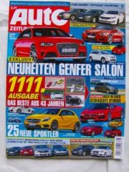 Auto Zeitung 5/2012 1111.Ausgabe,RS4 Avant,VW W12 Coupè