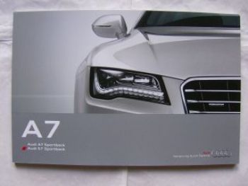 Audi A7 +S7 Sportback April 2012 Typ4GA NEU