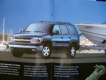 Chevrolet Tahoe 2003 Prospekt NEU