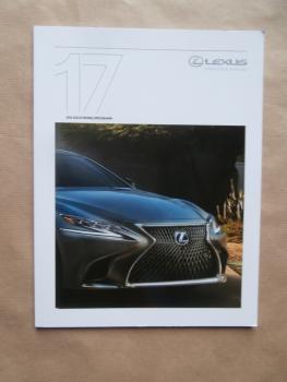 Lexus Modellprogramm 2017 CT IS LS GS RX RC RC F NX Prospekt September 2017