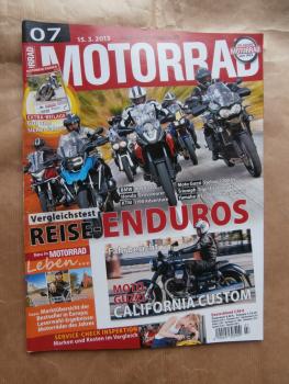 Motorrad 7/2013 Vergleichstest BMW R1200GS vs. Honda Crosstourer vs. KTM 1190 Adventure vs. Moto Guzzi