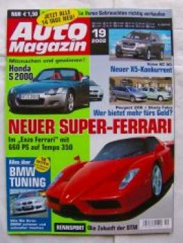 Auto Magazin 19/2002 Ferrari Enzo,Stilo Abarth,Fiesta 1.6